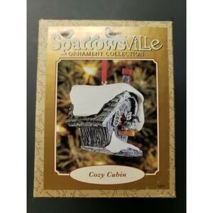 Lowell Davis Sparrowsville Christmas Ornament Ertl New in Box Cozy Cabin U10